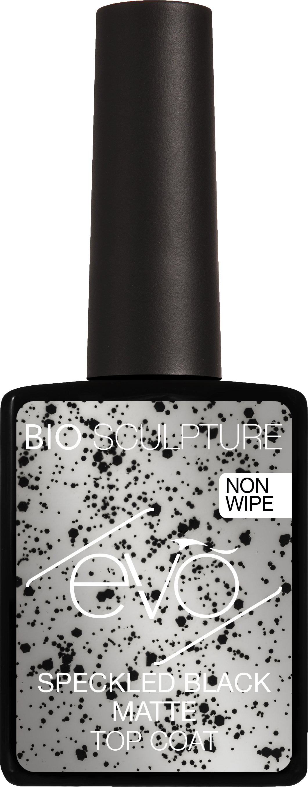 鵪鶉蛋殼 (免潔甲) Speckled Black Matte Top Coat